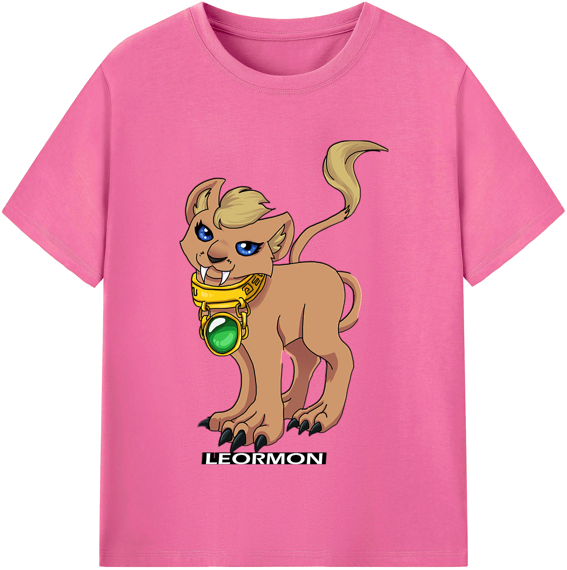 （画像用） Digimon デジタルモンスター/デジモン レディースカジュアルプリントTシャツ（綿100％）